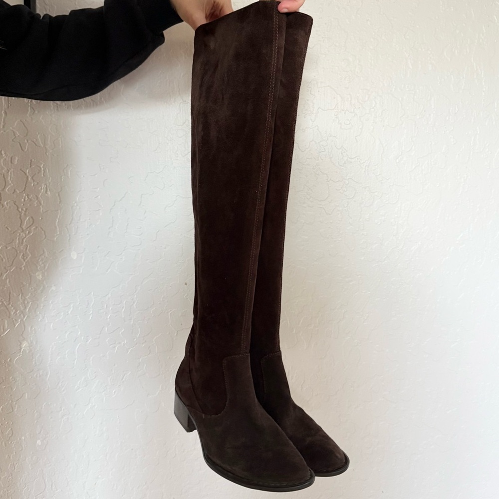 NWOT Børn Crown Women's Genuine Suede Brown Boots Size 8.5 (Retailed $200) - Picture 4 of 4